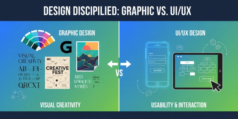 What Is the Difference Between Graphic Design and UI/UX Design?